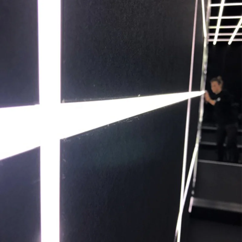 
ASTM E84 pet ballroom fabric wrapped black fleece acoustic carving wood wall panel 