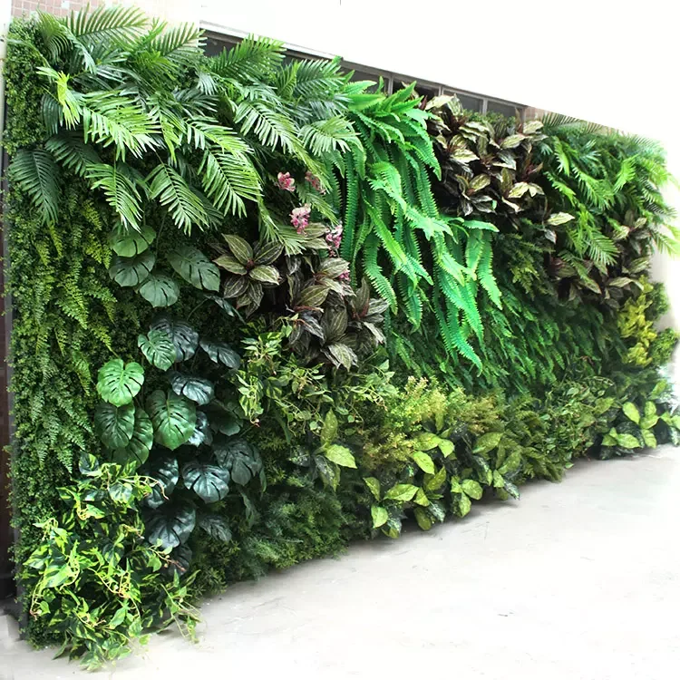 Simulation Plant Artificial Grass Garden Home Landscape Decor Plastic Artificial Plants Outdoor Green Wall
