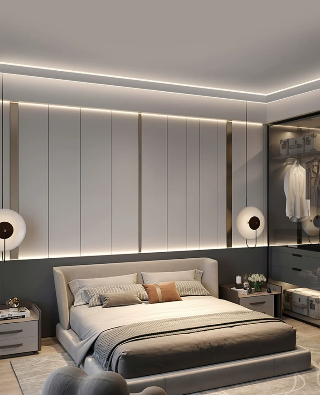 New item 69*69mm perfil de aluminio para leds with pc diffused big size angle aluminum Led channel diffuser 1m 2m 3m