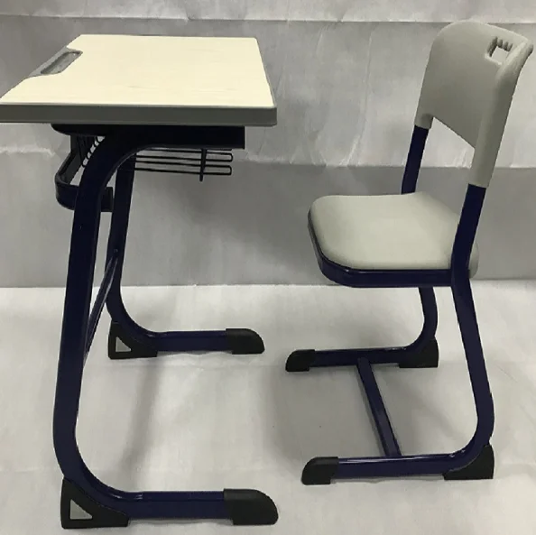Wholesale Good Quality School Furniture Desk and Chairs Sets With Custom