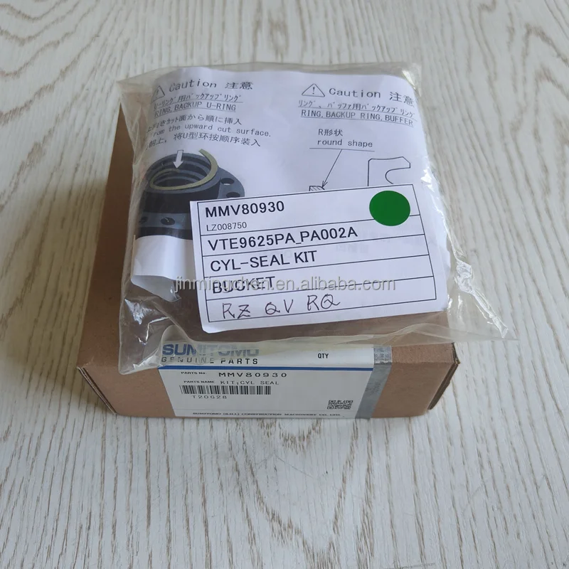 Genuine Excavator Parts Cylinder Seal Kit MMV80930 MMV80240 LZ008750 LZ010710 For CX130B CX130C CX130D SH130-5 SH130-6