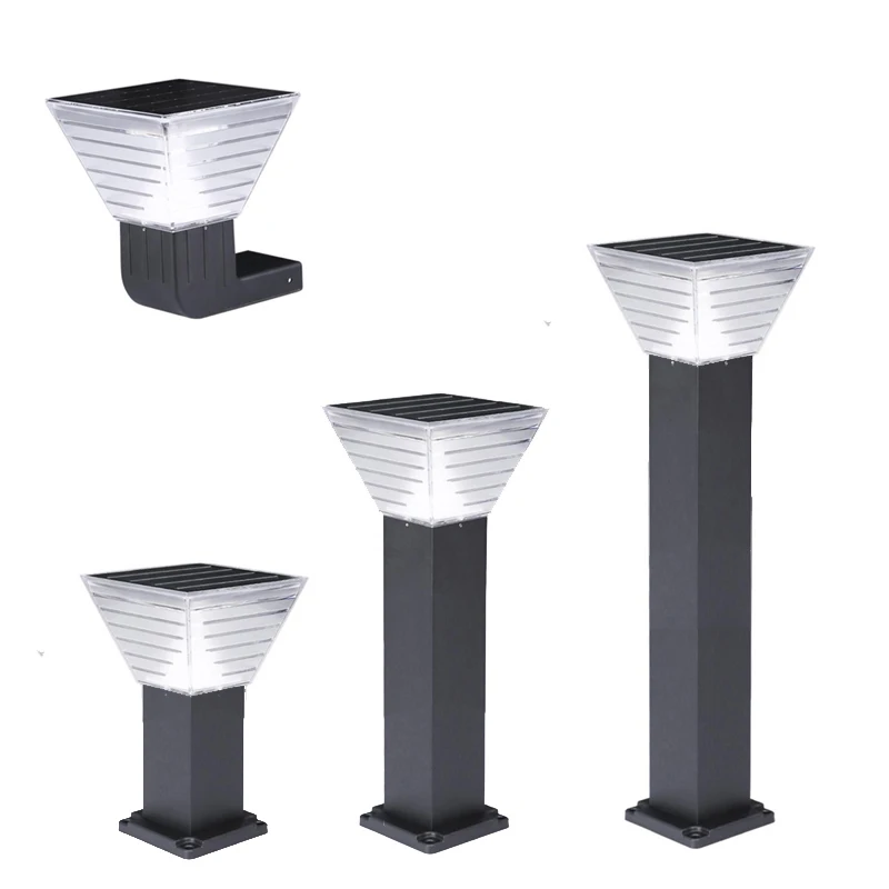IP65 waterproof modern solar power yard wall outdoor lights garden