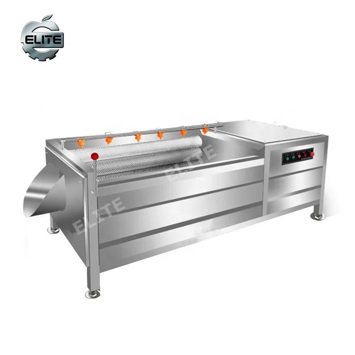 Brush type ginger washing and peeling machine, Ginger washer and peeler machine