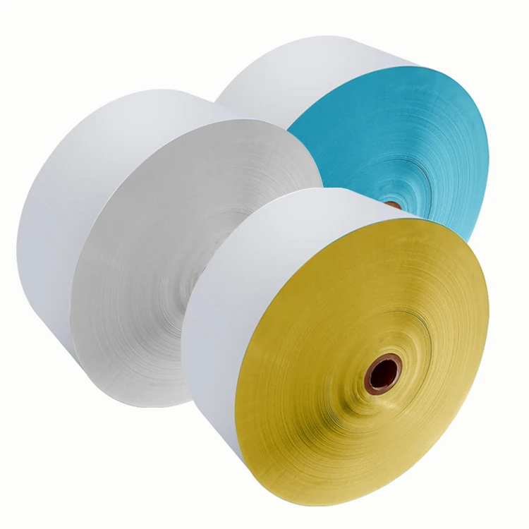 Custom 48gsm/55gsm/70gsm Printing Jumbo Roll Label Raw Thermal Transfer Adhesive Paper