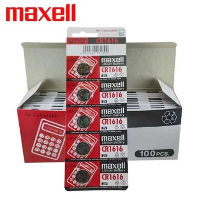 
Maxell CR2032 2016 2025 1632 1620 1616 1220 Button Battery 3V Button lithium battery Car remote control battery 