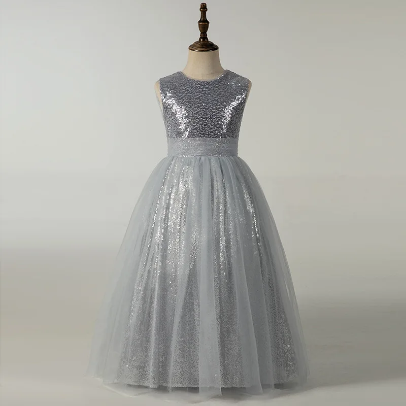 Performance Children Model Catwalk Princess Dress Little Girl Concert Chorus Conductor Children  Dress For Piano