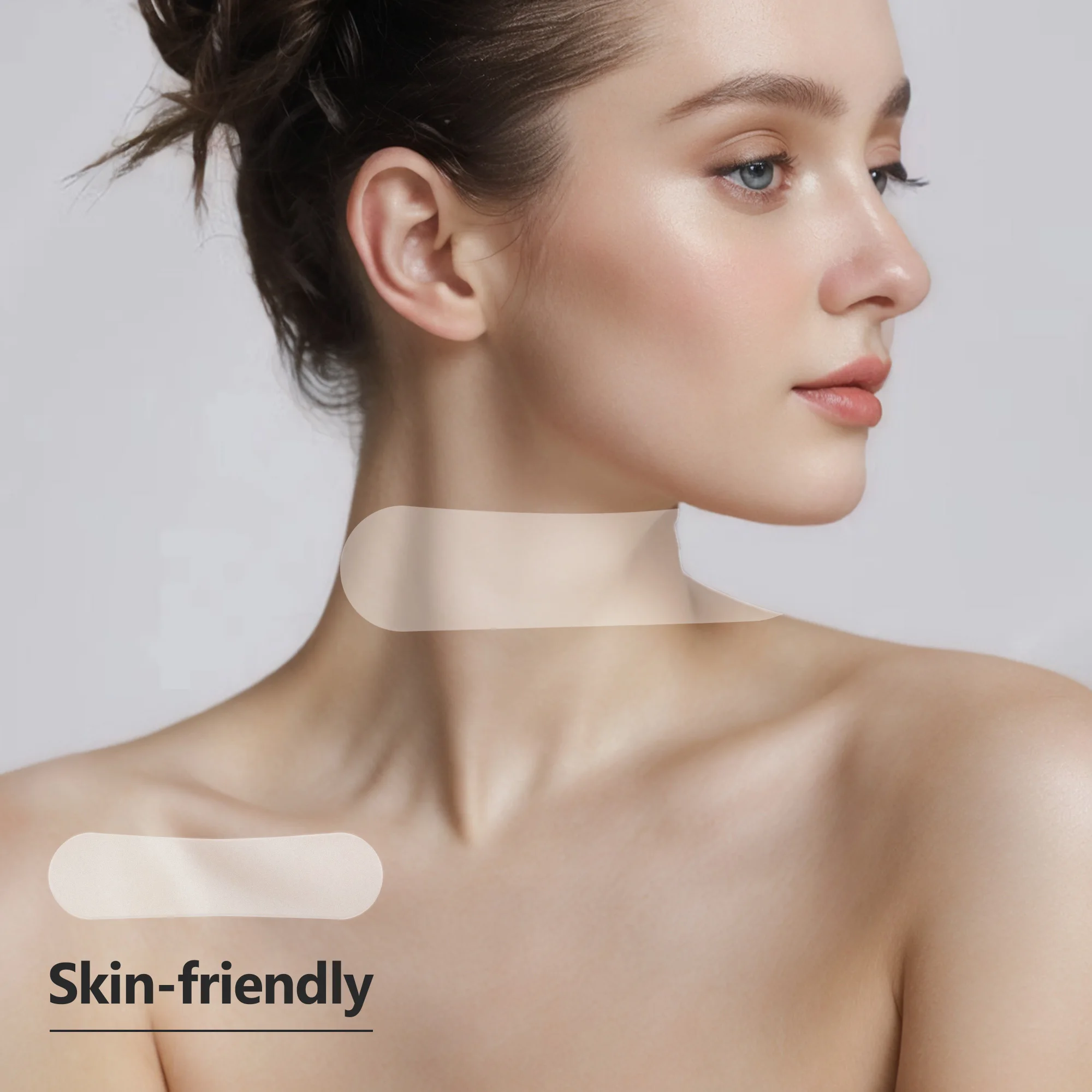 DGCHIC Beauty FaceLift Reusable Anti-Wrinkle Patches for Neck  Eye  Overnight Smoothing Silicone for Fine Lines