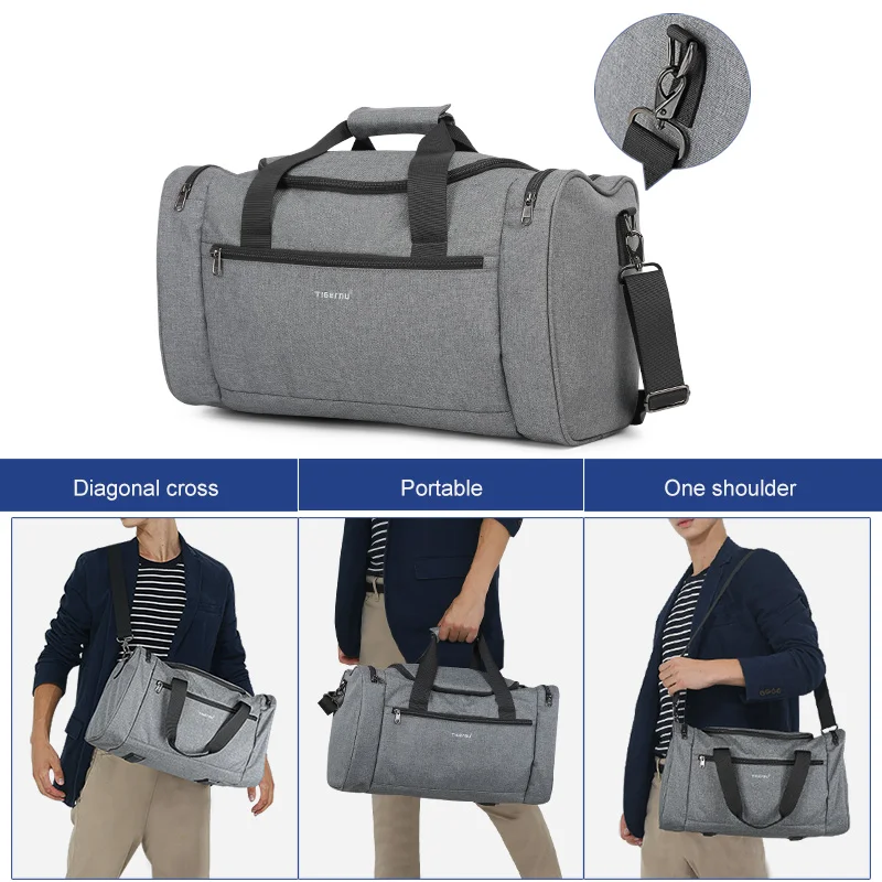 Tigernu T-N1018 manufacturer waterproof travel duffel bag men garment suit bag gym hand bags