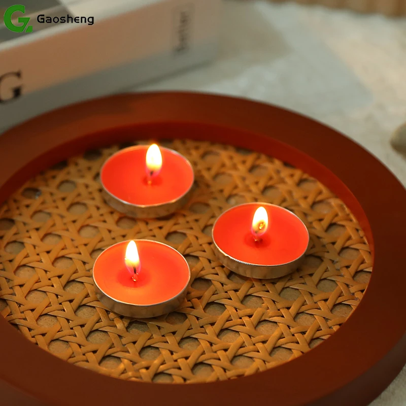 6g 10g 12g 14g 23g Quick Delivery Best Price 50pk 100pk Tray Pack Tealight Candle For Home Party Meditation Festival Use