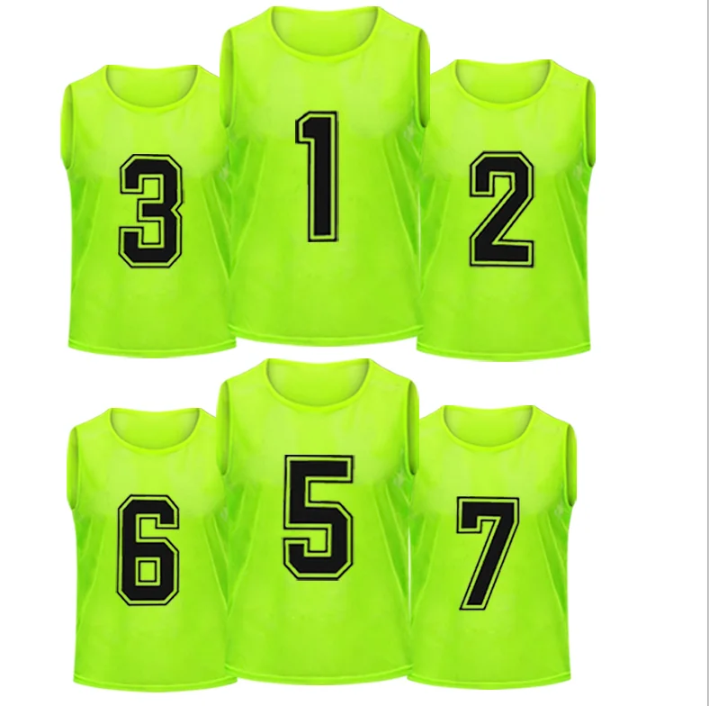 
Factory direct sale soccer jersey Custom soccer training vest cheap football vest team vest mesh soccer training bibs 