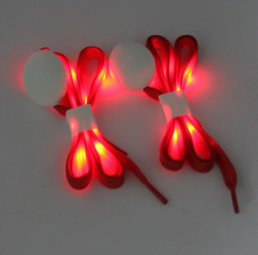 Hot selling LED Glowing Fashion Luminous Led Shoe Laces Led Shoelaces Flat Glow Multi Colors Shoelaces