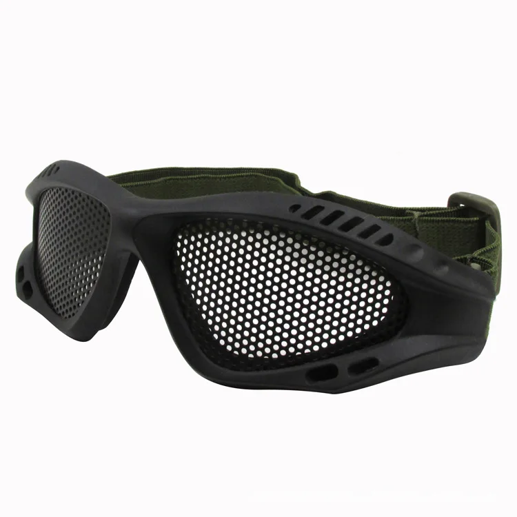 Paintball Goggles Net Protection Hunting Glasses Tactical Steel Metal Mesh Goggles