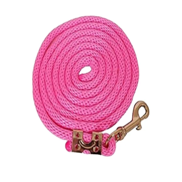 nylon Braided horse lead rope,polyester braided rope polypropylene animal rope lead rope,China factory