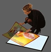 ultra slim ultra flexible cuttable EL poster EL panel electroluminescent sheet led display outdoor advertising with low price