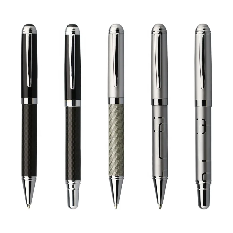 Business Ballpoint Pens Writing Set Smooth Writing Carbon Fiber Roller Ball Pen for Personal Signature, Office,Executive