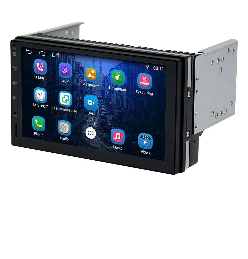 Автомагнитола 2 Din 7 дюймов GPS-навигация Wi-Fi BT