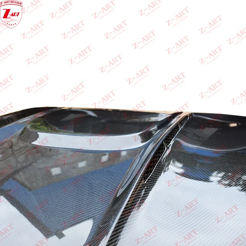 Z-ART 2008-2013 X5 X6 Carbon Engine Bonnet for BMW E71 X6 Carbon Fiber Engine Cover for BMW E70 X5 Carbon Fiber Engine Hood