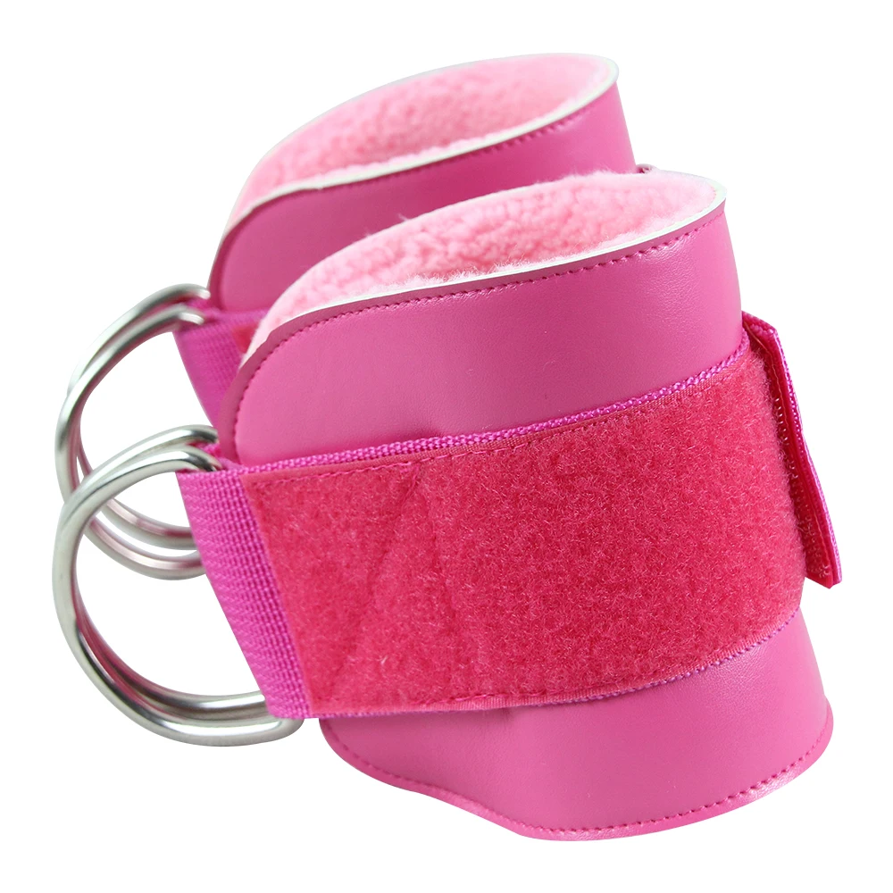 2021 Weight Lifting Gym Cable Attach Training Fitness Ankle Strap With D-ring