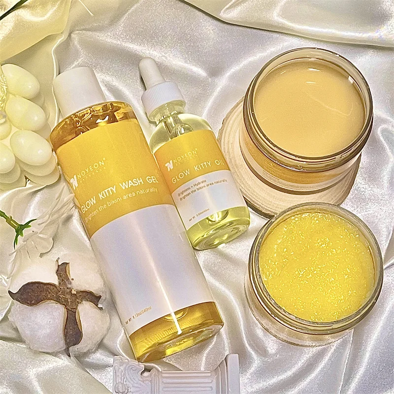 Yoni Wash Kit turmeric set| Brighten Scrub | wash for Dark Inner Thighs Herball |mask for Ingrown Hair with Natural ingredients