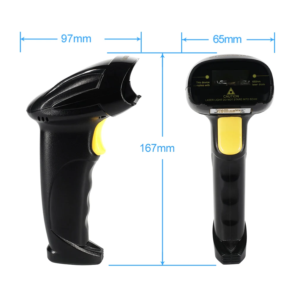 X-9300 wholesale USB auto trigger 1D laser bar code scanner handheld barcode read data collector