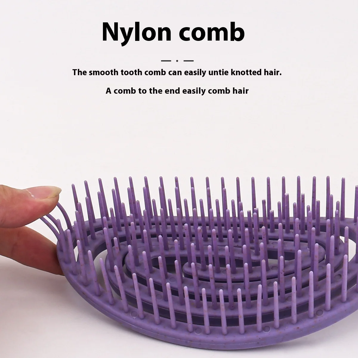 2024 Eco-friendly Wheat-straw Hair brush Hollow Vented Massage Comb Straightening Brushes