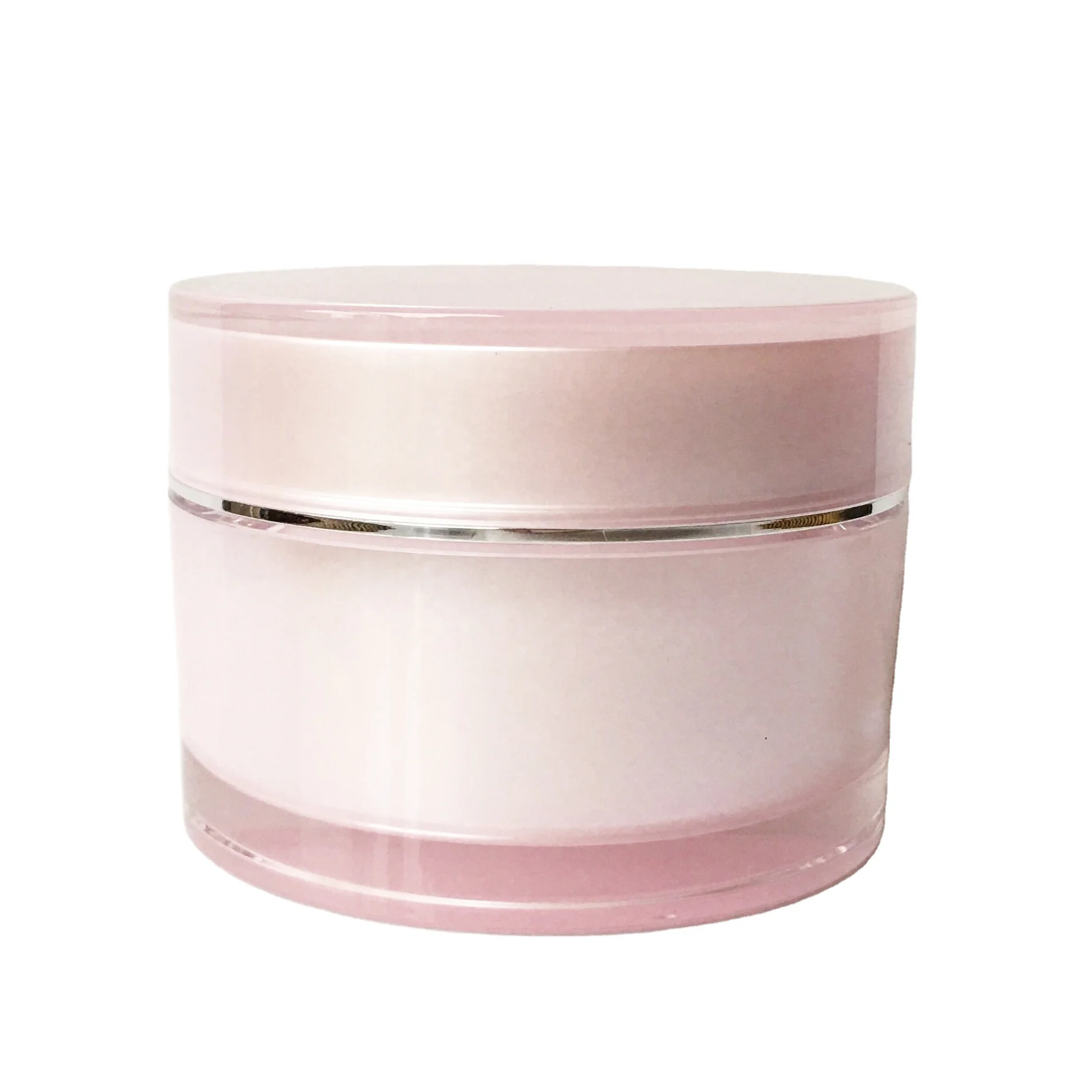 Emballage cosmetique Creme de soin pour la peau pot rond en plastique acrylique