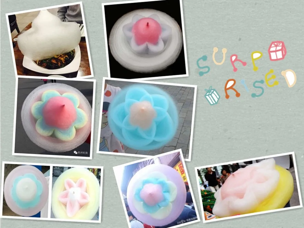 Kitchen Appliances 450w Full Automatic Flower Cotton Candy Machine