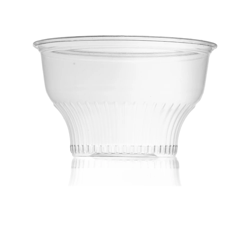 200 ml Clear biodegradable disposable PLA Cups for Ice Cream Dessert expresso coffee Cups Snack Bowl