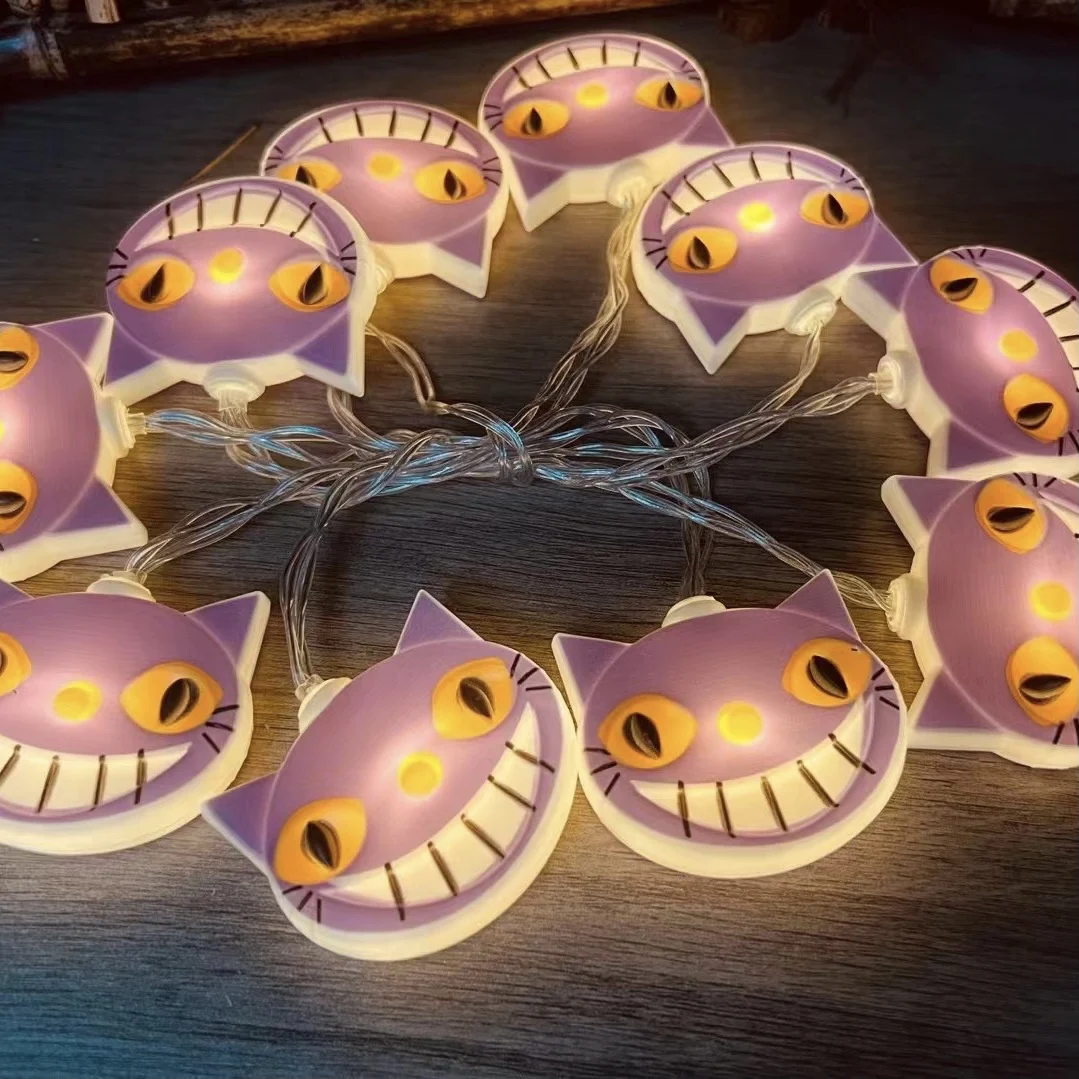 High Quality  1 2 3 m  5  10  20 LED  Halloween Decoration  Ghost Skull Bike Lights