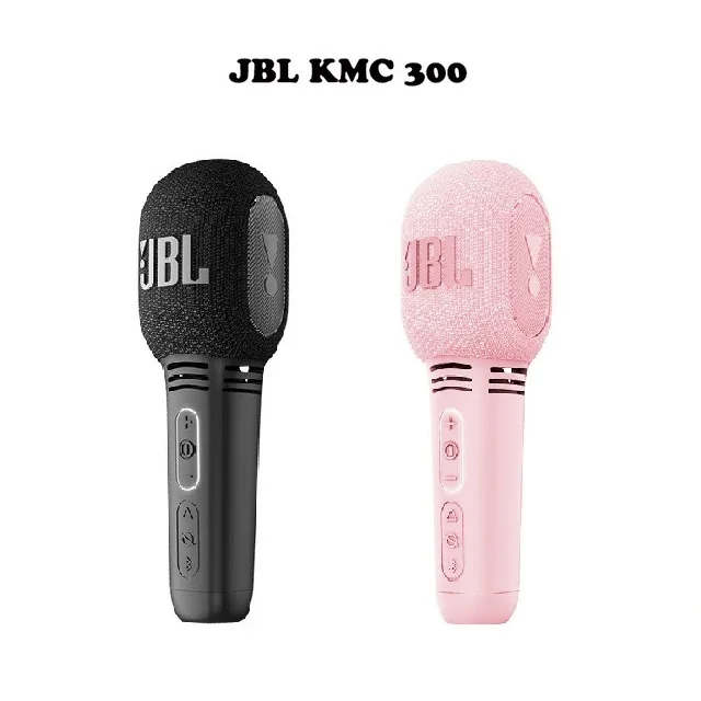 Original JBL KMC300 Professional Bluetooth Wireless Karaoke Microphone KTV Handheld Portable Speaker Home KTV Player Dynamic Mic
