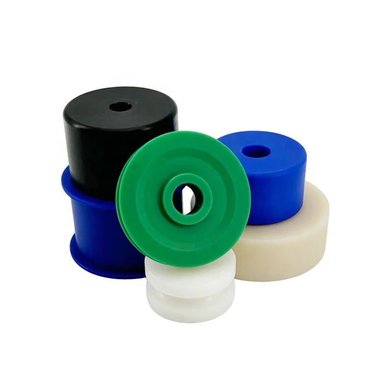 Nylon Part Custom Plastic Pulley Nylon Rail Wheel Insulated Anti Static Caster Oil Self Lubricating Rail Nylon Pulley