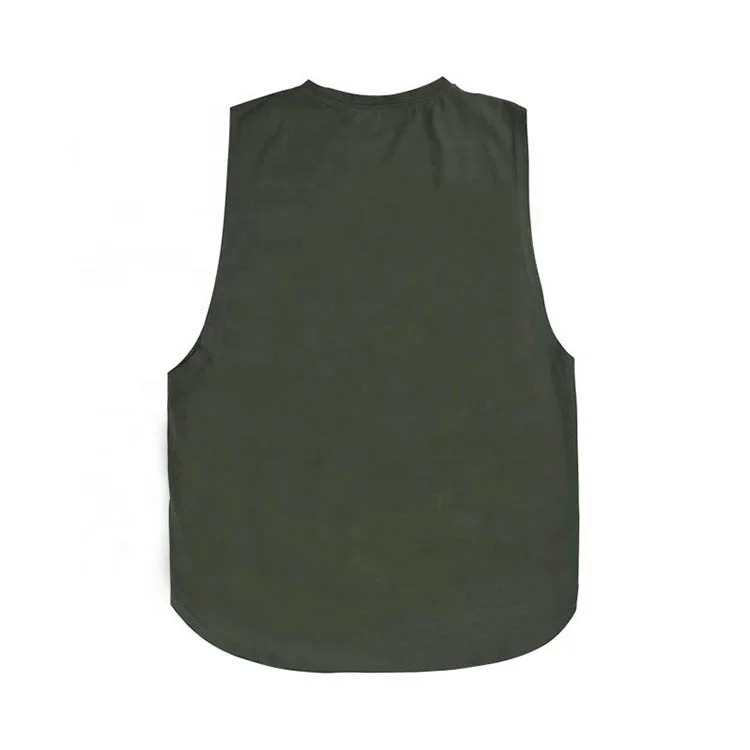 
Custom Men Sports Singlet Cotton Fitness Gym Bodybuilding Vests Tank Top 