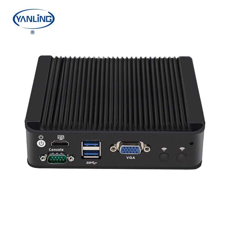 Мини ПК 4 * Lan порты зарядная станция с I225-V 2 5G/I211AT сетевая карта сетевой брандмауэр безопасности Celeron J4125 поддержка OPNsense сетевого