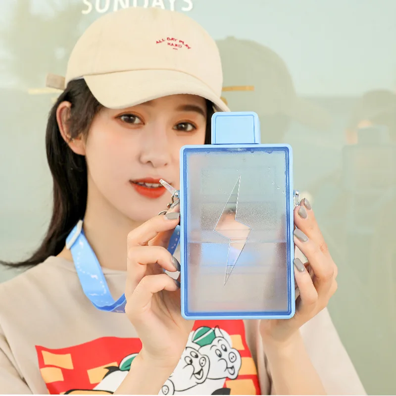 Cute Girls Ice Cream Plastic Water Cup Bottle Popsicle Drink Pouch Purses Handbags 2023 Small Kids Crossbody Hand Bags for Gifts