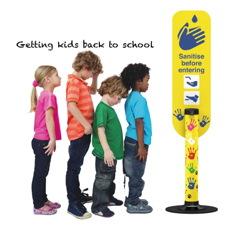 
standing hand sanitizer dispenser for children and school contactless hand sanitizer dispenser for alcohol 