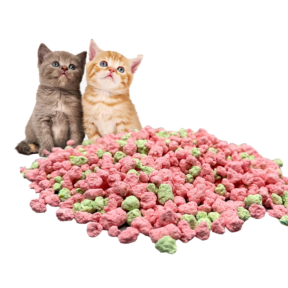 Factory Wholesale Natural Plant Fast Clumping Ball Shape Round Space Cat Litter