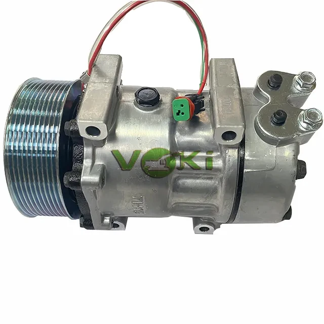 Compressor 7h15  A/C Compressor 400102-00260 for Doosan Excavator DX300LC-5 DX350LC-5 DX380LC-5