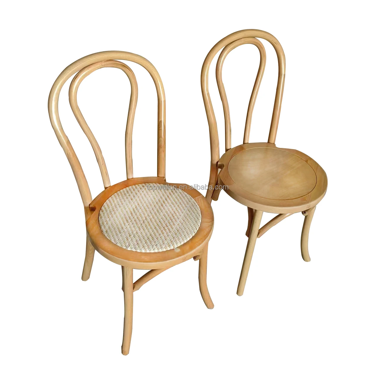 Европейский стул для кафе из твердой древесины банкнот обеденный Bentwood