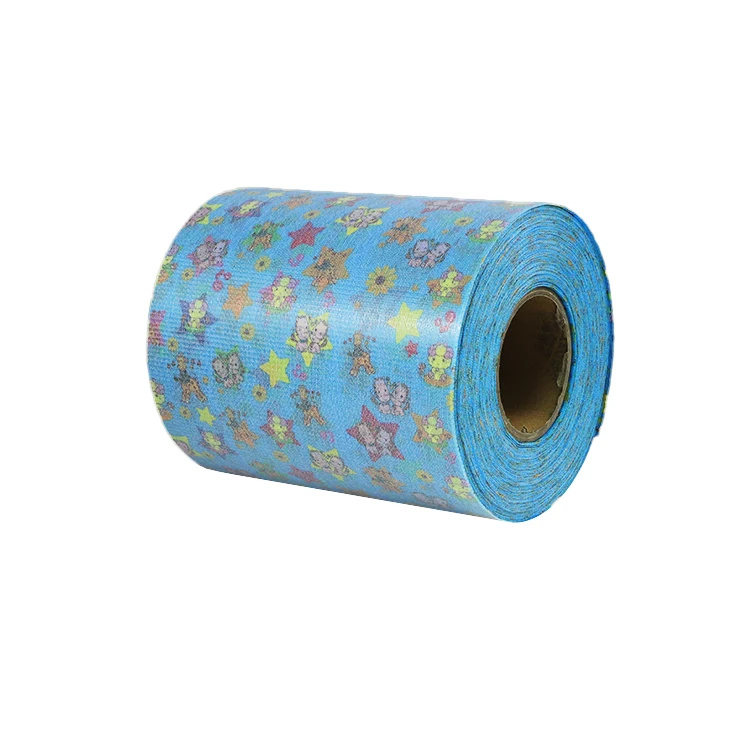 
New products baby diaper printed frontal tapes with different pattern 