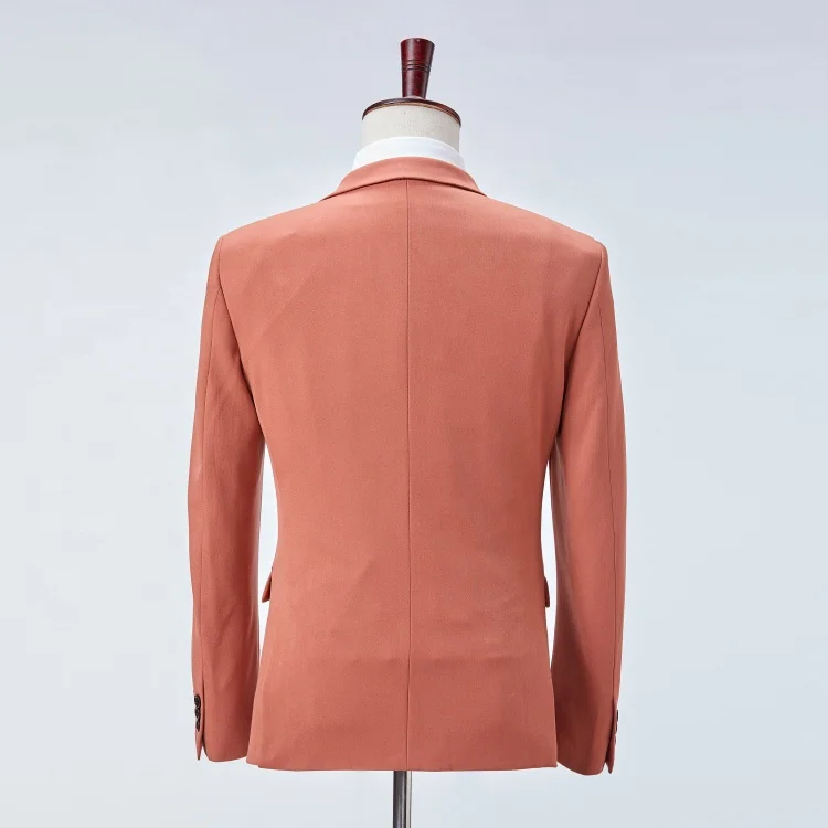 Popular wedding suit notched lapel single breasted slim fit suit for man