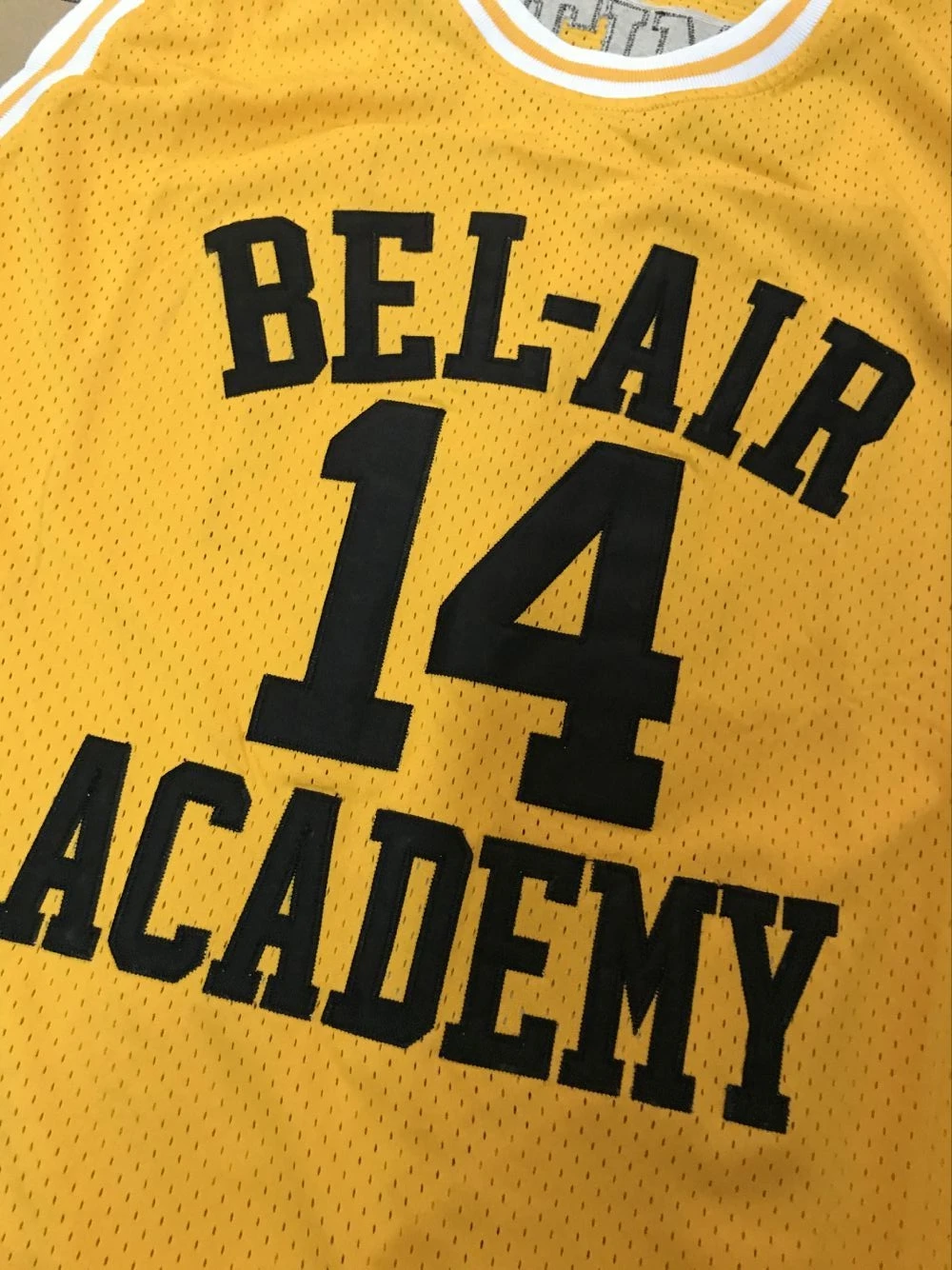 США Прямая поставка Bel-air 14 Академия игрока Смит 14 баскетбольный бросок Назад Джерси