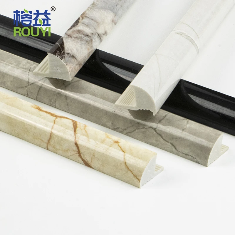 Clearance Wall Tile Corner Pvc Tile Trim 10 mm Plastic Edge Decorative Ceramic Tile Trim for Home