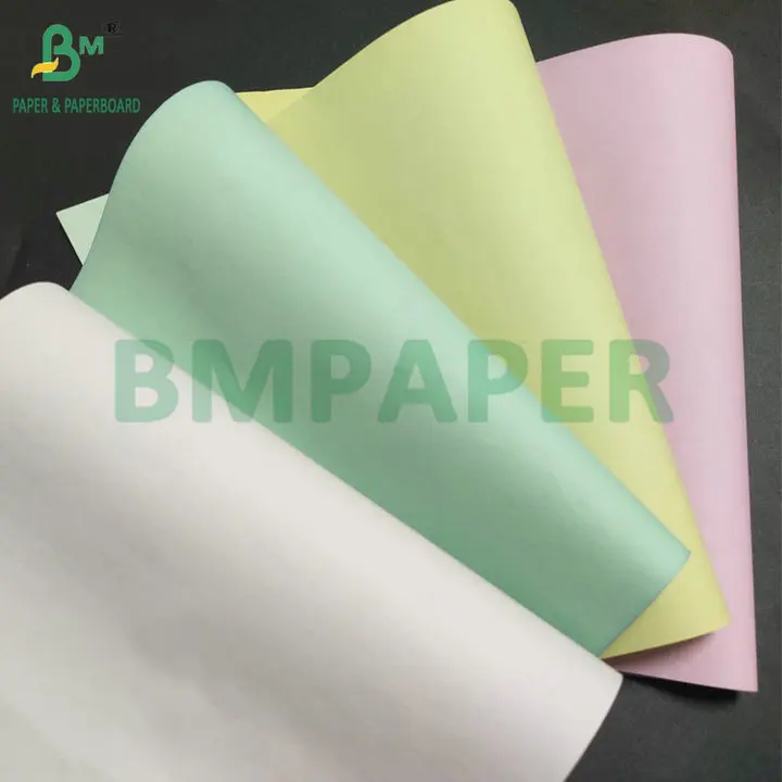 50g 55g CB CF CFB Carbon-Free Bill Paper White Blue Yellow Color