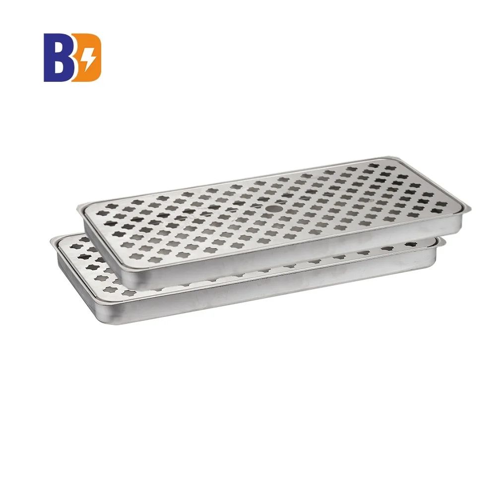 Rectangular Beer Cocktail Wine Aerator Tray Surface Mount Drip Table Bar Beverage Tea Serving