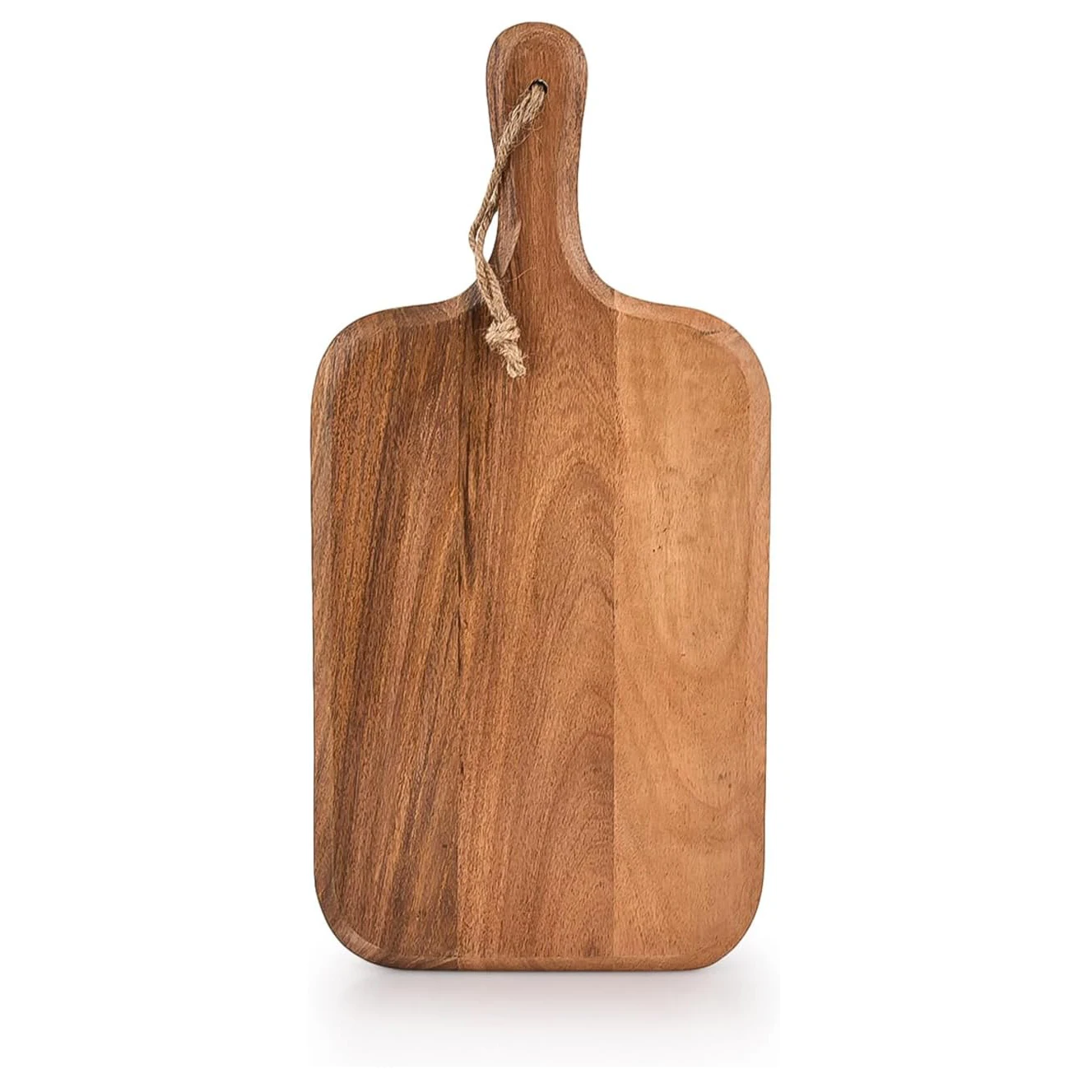 Factory Custom Acacia Wood Food Paddle Serving Board Mini Wooden Delicatessen Board with Handle