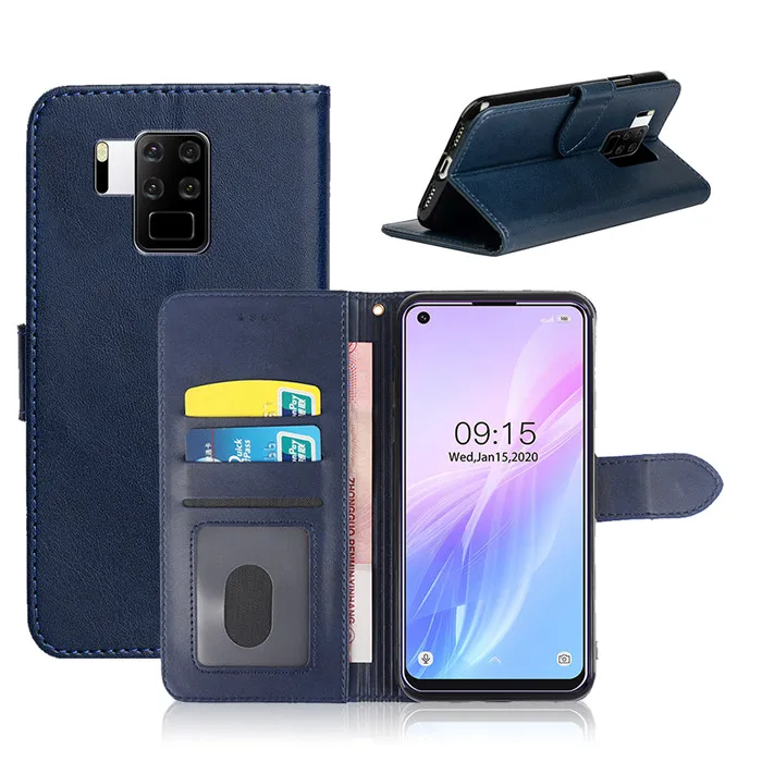 Кожаный чехол для Oukitel C19 Pro Роскошный многофункциональный чехол-книжка мобильного телефона WP5 /WP5 C22
