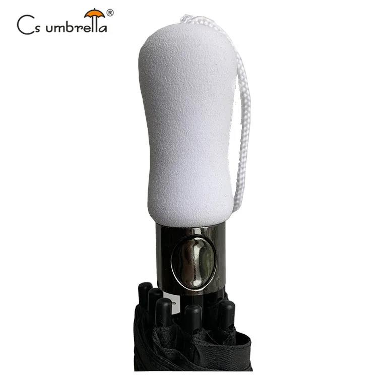 YS-2011 Manufacturer Supply 2 Folding Umbrella Double Layer Portable Windproof Custom Big Size Auto Open Golf 2 Folding Umbrella