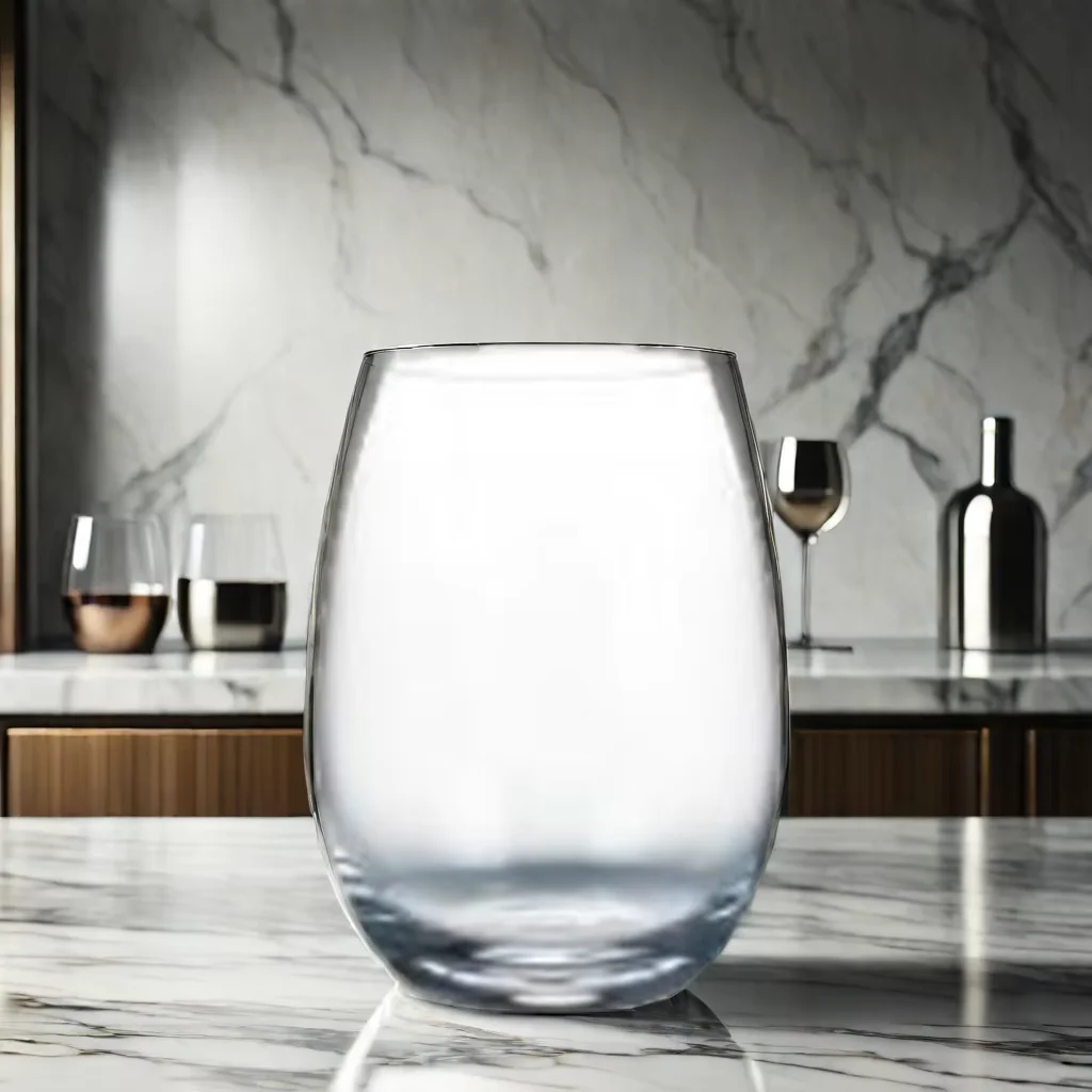 Custom Transparent Crystal Glass Cup round Shape Whiskey Vodka Liquor Drinking Cups