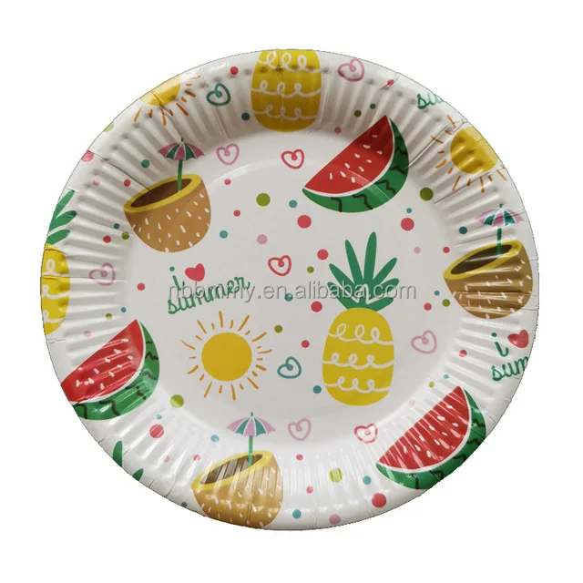 
New arrive christmas themed paper plate making machine disposable paper party cups and plates custom plates paper 