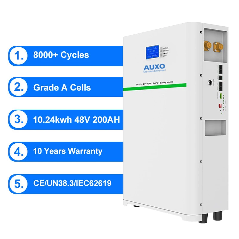 Ukraine House Wall Mounted 51.2v 200ah 10kwh Battery Lifepo4 Hybrid Home Solar System With Backup